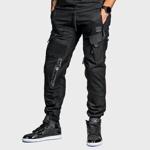 Men's Urban Black Cargo Pants
